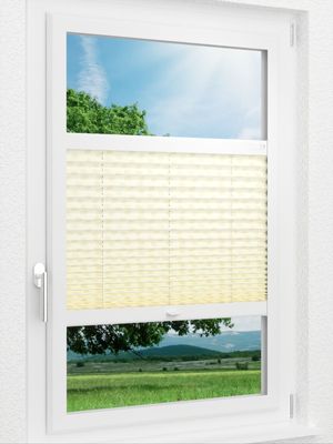 LYSEL HOME Plissee 340A Sarthe Smart Frame Fensteransicht