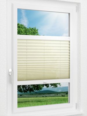 LYSEL HOME Plissee 337A Usir Smart Frame Fensteransicht