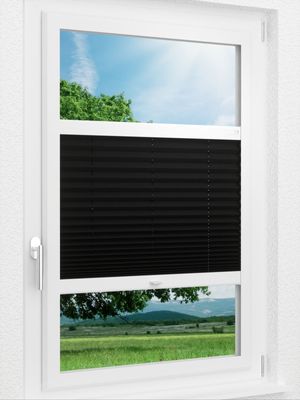 LYSEL HOME Plissee 238B Krepp BO Smart Frame Fensteransicht