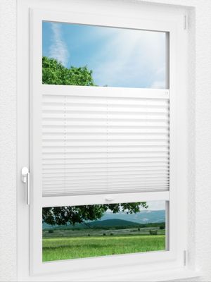 LYSEL HOME Plissee 205B Krepp Smart Frame Fensteransicht