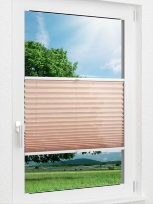 LYSEL HOME Plissee 440A Soft Pastels Fensteransicht