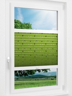 LYSEL HOME Plissee 402A Little Sheeps Smart Frame Fensteransicht