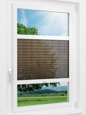 LYSEL HOME Plissee 433A Yas Marina Smart Frame Fensteransicht