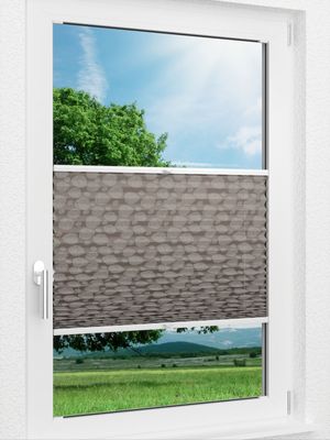 LYSEL HOME Plissee 411A Ceto Soft Fensteransicht