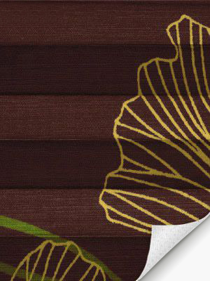 LYSEL HOME Plissee 428A Leaves BO Detailansicht