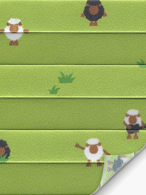 LYSEL HOME Plissee 402A Little Sheeps Detailansicht