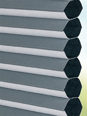 Stoff Plissee Maßanfertigung Hexagon Bars 20.967
