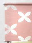 Doppelrollo Flowers 83.103 Fensteransicht