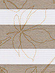 Doppelrollo Flower streaks 00.903 Detailansicht