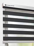 Doppelrollo Doppio 37.06.2 Fensteransicht