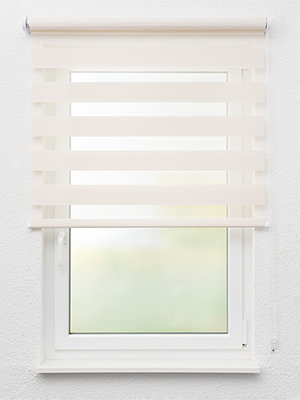 Doppelrollo Mixed colors 02.430 Fensteransicht