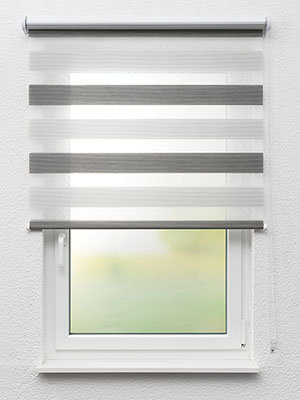 Stoff Rollo Ma&szlig;anfertigung Doppelrollo Lanu 20.940