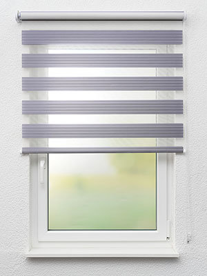 Doppelrollo Streak in streak 63.131 Fensteransicht