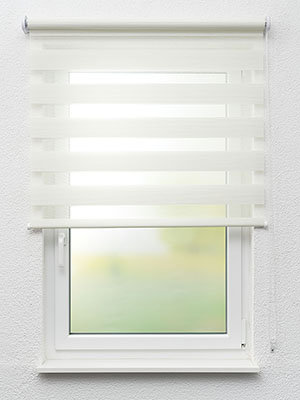 Doppelrollo Mörkta 00.841 Fensteransicht