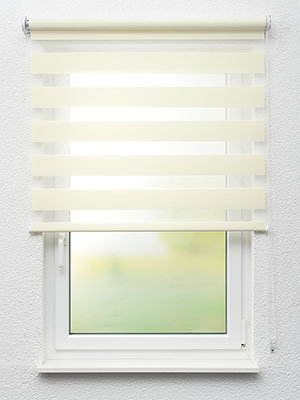 Doppelrollo Pastelle 19.702 Fensteransicht