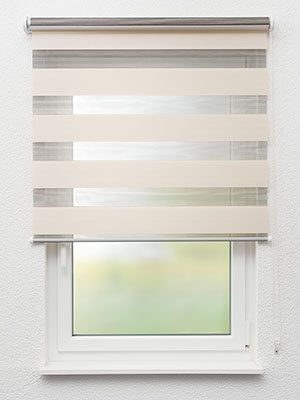 Doppelrollo Mix 22.192 Fensteransicht