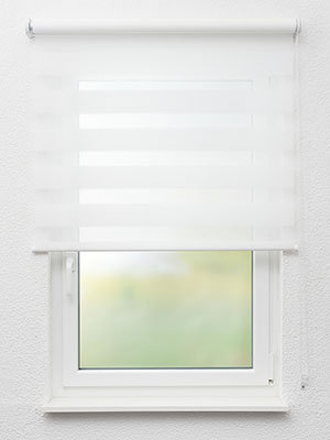 Doppelrollo Roze 12.392 Fensteransicht