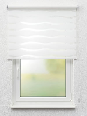 Doppelrollo Wavy 12.792 Fensteransicht
