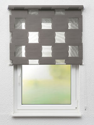 Doppelrollo Kuvio 30.003 Fensteransicht