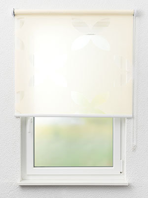 Stoff Rollo Ma&szlig;anfertigung Rollo Flowerpower 02.103