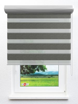 Simply Doppelrollo Preston 92.63d Fensteransicht