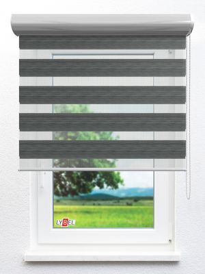 Simply Doppelrollo Karara 23.63d Fensteransicht