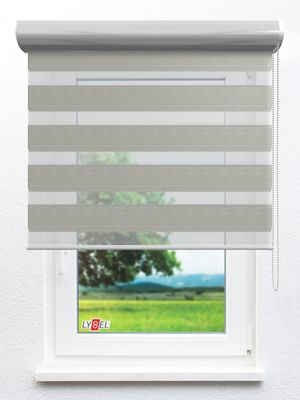 Simply Doppelrollo Carrari 48.63d Fensteransicht