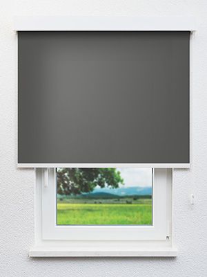 Verdunkelungsrollo Unicoloured 30.376 Fensteransicht