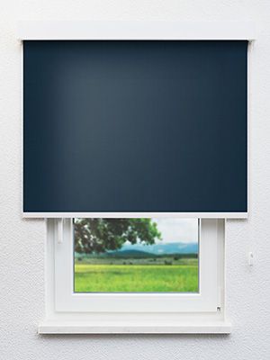 Verdunkelungsrollo Unicoloured 85.376 Fensteransicht