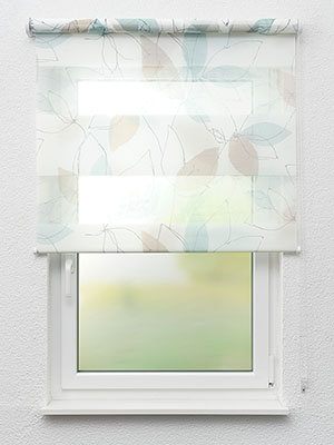 Doppelrollo Geometric 10.207 Fensteransicht