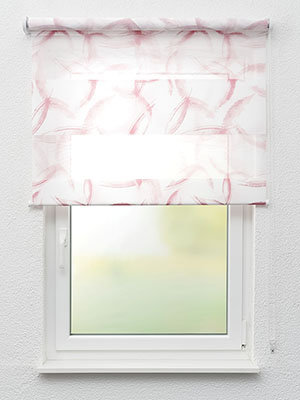 Doppelrollo Geometric 11.207 Fensteransicht