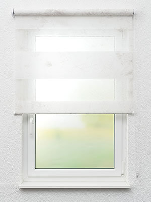 Doppelrollo Geometric 12.207 Fensteransicht