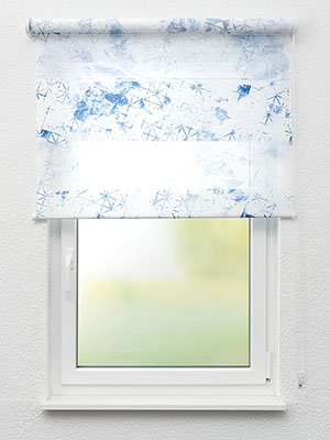 Doppelrollo Geometric 22.207 Fensteransicht