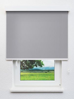 Verdunkelungsrollo Linnen 70.237 Fensteransicht
