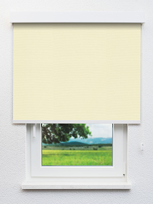 Verdunkelungsrollo Linnen 91.237 Fensteransicht