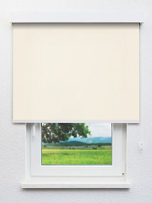Verdunkelungsrollo Linnen 02.237 Fensteransicht
