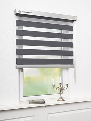 Doppelrollo Doppio 37.05.2 Fensteransicht