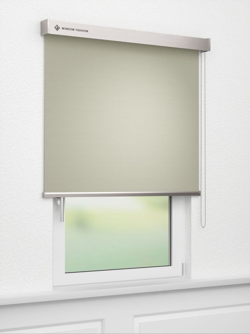 Verdunkelungsrollo Modena Dark 81.10 Fensteransicht