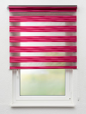 Doppelrollo Streaky 40.692 Fensteransicht