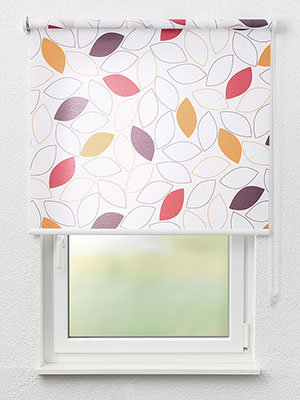 Stoff Rollo Maßanfertigung Rollo Soft Leaves 21.833