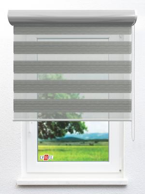Simply Doppelrollo Carrari 41.63d Fensteransicht