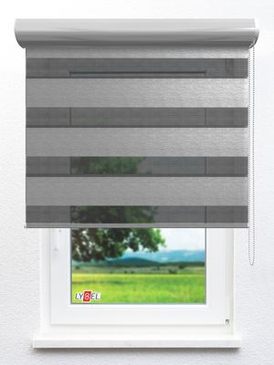 Simply Doppelrollo Kornalla 52.63d Fensteransicht