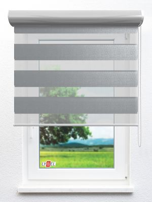 Simply Doppelrollo Yangan 03.63d Fensteransicht