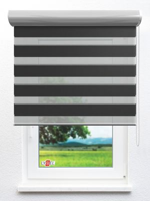 Simply Doppelrollo Turill 83.63d Fensteransicht