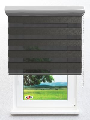 Simply Doppelrollo Kippara 04.63d Fensteransicht