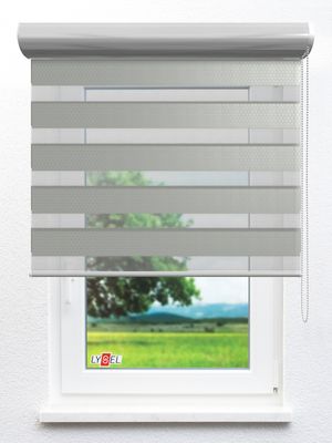 Simply Doppelrollo Thora 26.63d Fensteransicht