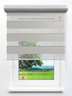 Simply Doppelrollo Yangan 56.63d Fensteransicht