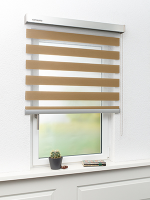 Doppelrollo Lemento 77.03 Fensteransicht