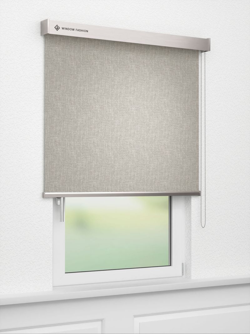 Verdunkelungsrollo Kathari Dark 92.03 Fensteransicht