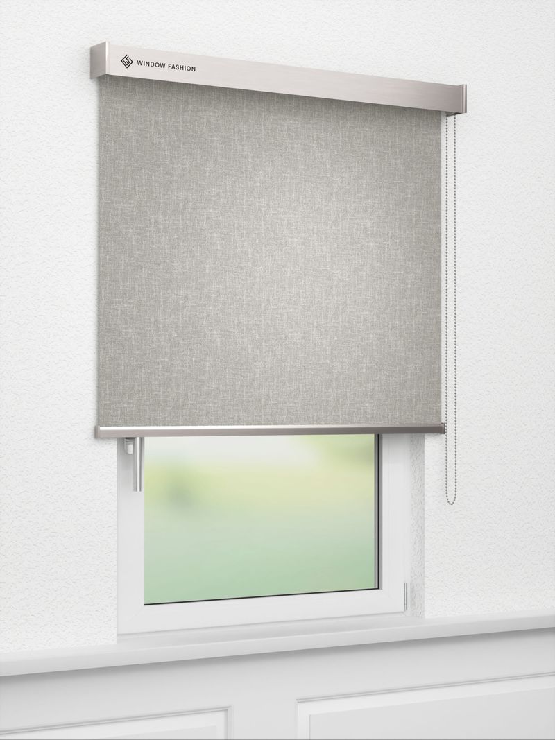 Verdunkelungsrollo Kathari Dark 92.04 Fensteransicht